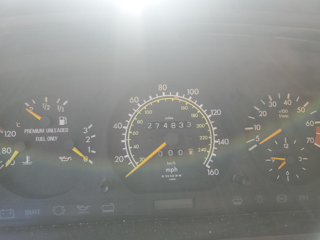 1993 Mercedes-benz 300 Te 4matic Green vin: WDBED90EXNF211008