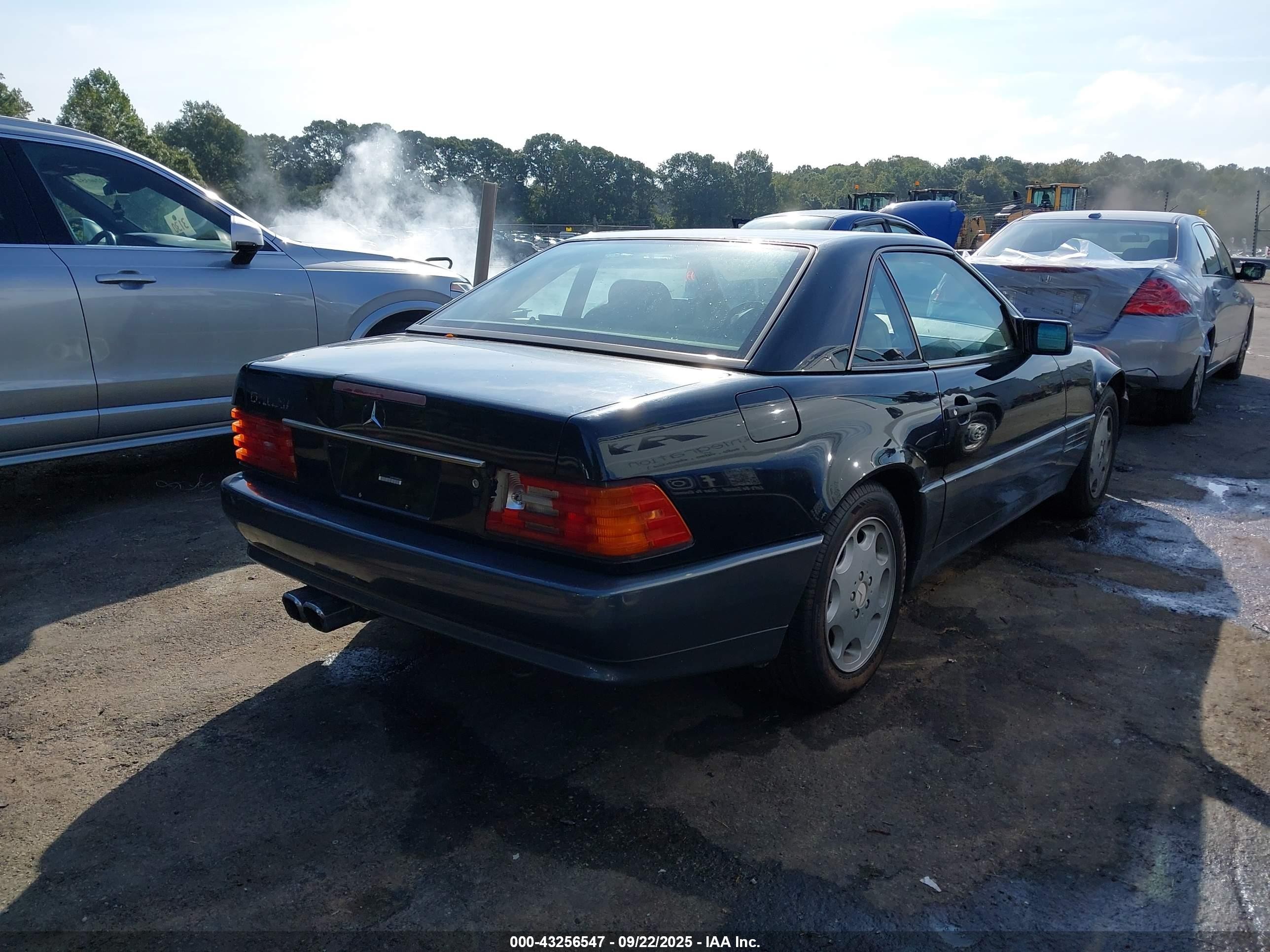 1991 Mercedes-benz 300 Sl Black vin: WDBFA61E0MF032467