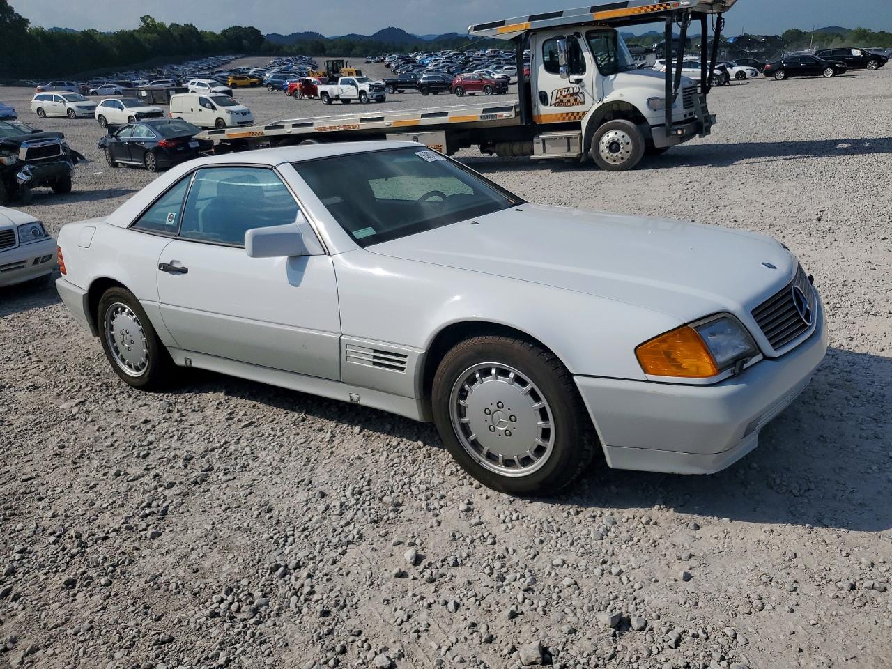 1991 Mercedes-benz 300 Sl White vin: WDBFA61E1MF015337