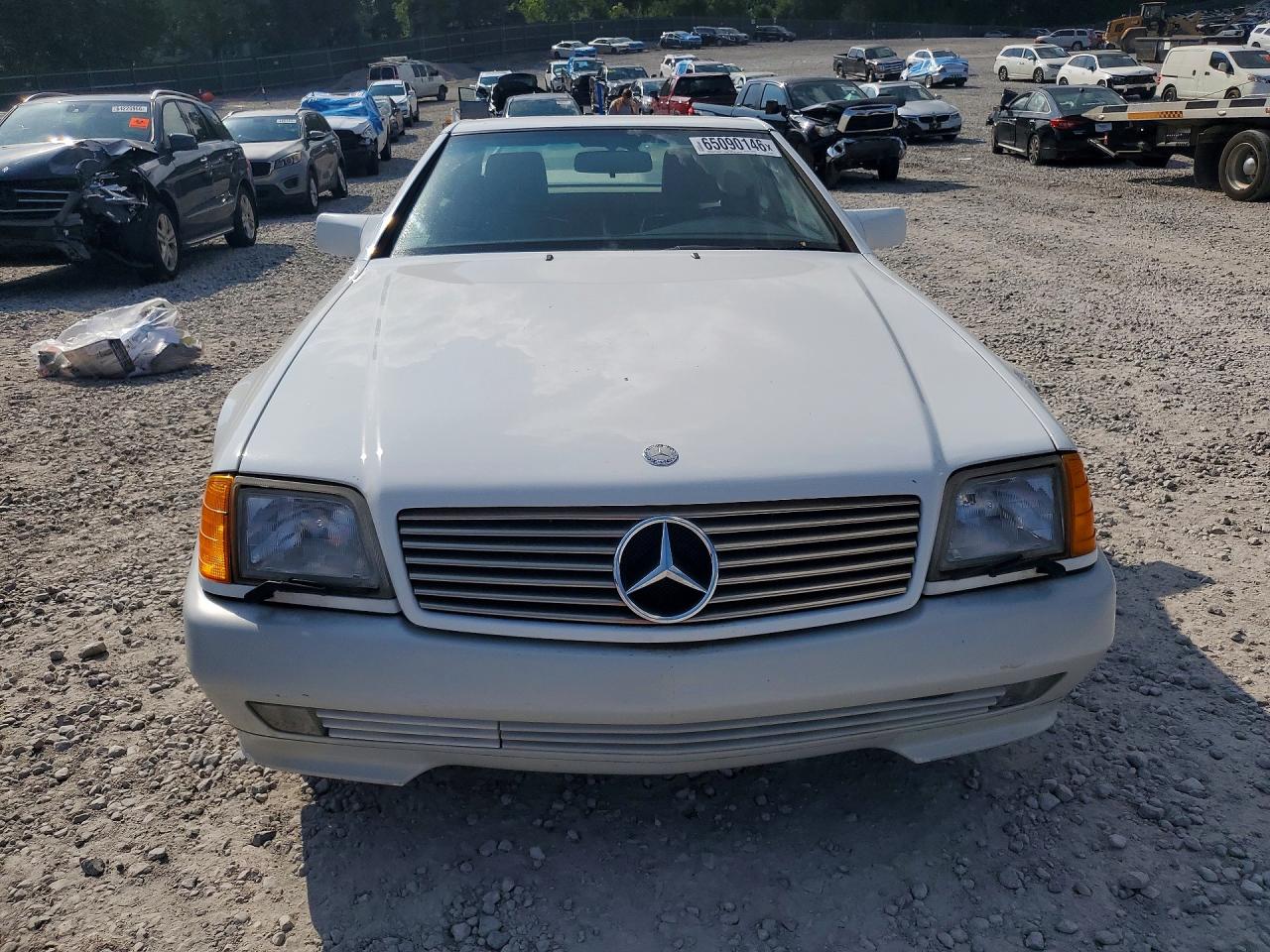 1991 Mercedes-benz 300 Sl White vin: WDBFA61E1MF015337