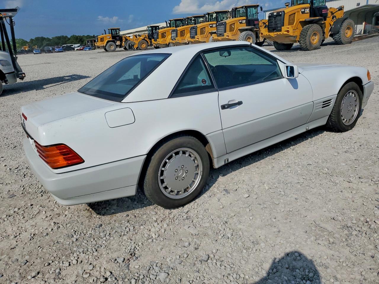 1991 Mercedes-benz 300 Sl White vin: WDBFA61E1MF015337