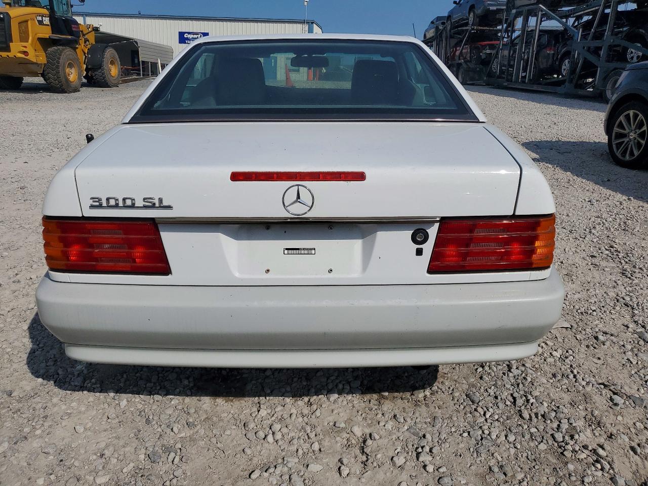 1991 Mercedes-benz 300 Sl White vin: WDBFA61E1MF015337