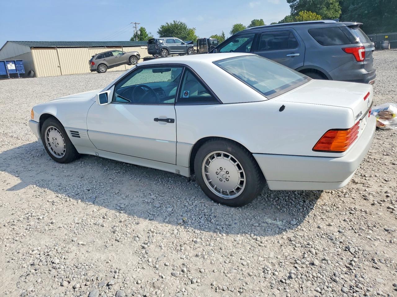 1991 Mercedes-benz 300 Sl White vin: WDBFA61E1MF015337