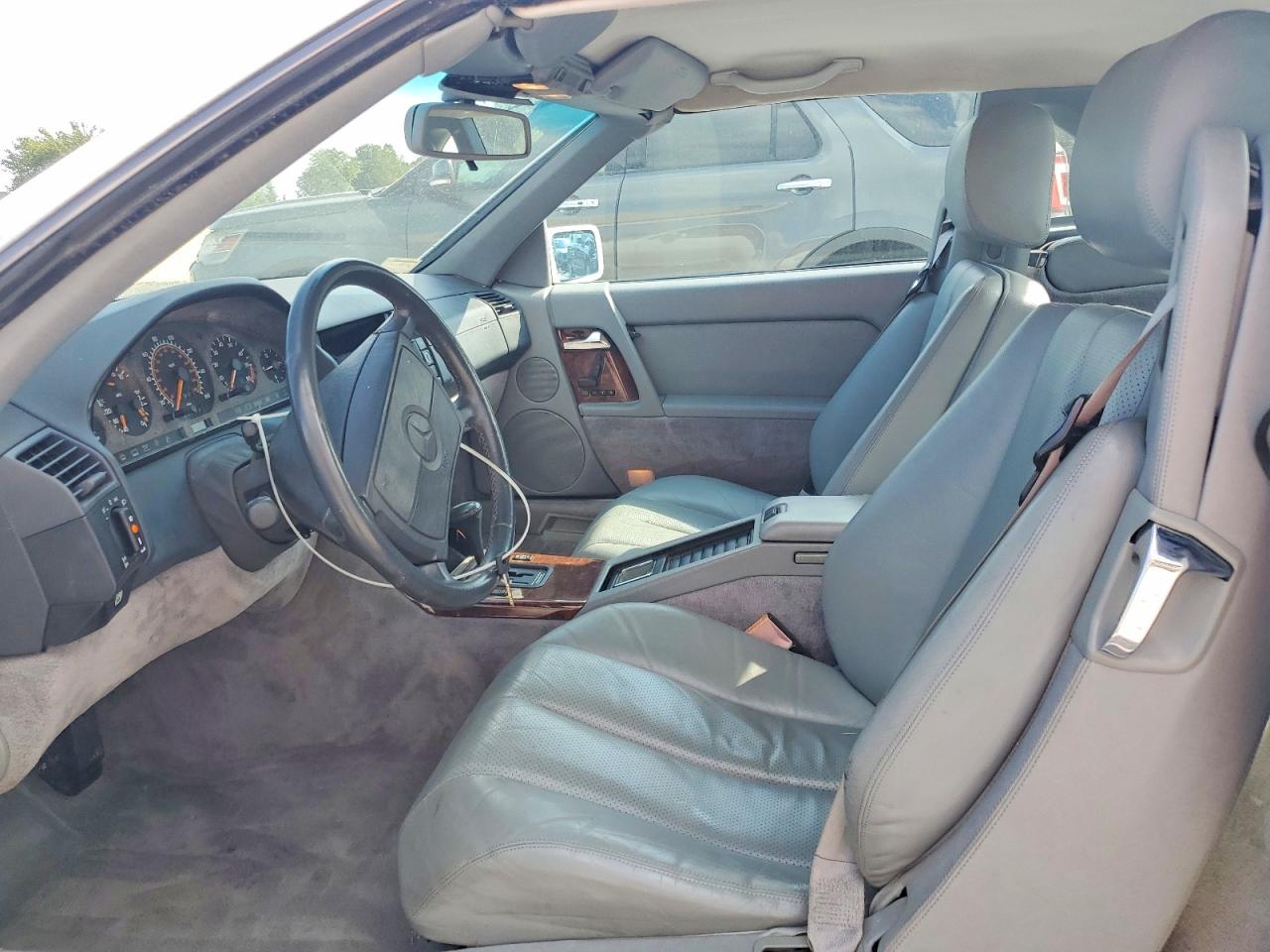 1991 Mercedes-benz 300 Sl White vin: WDBFA61E1MF015337