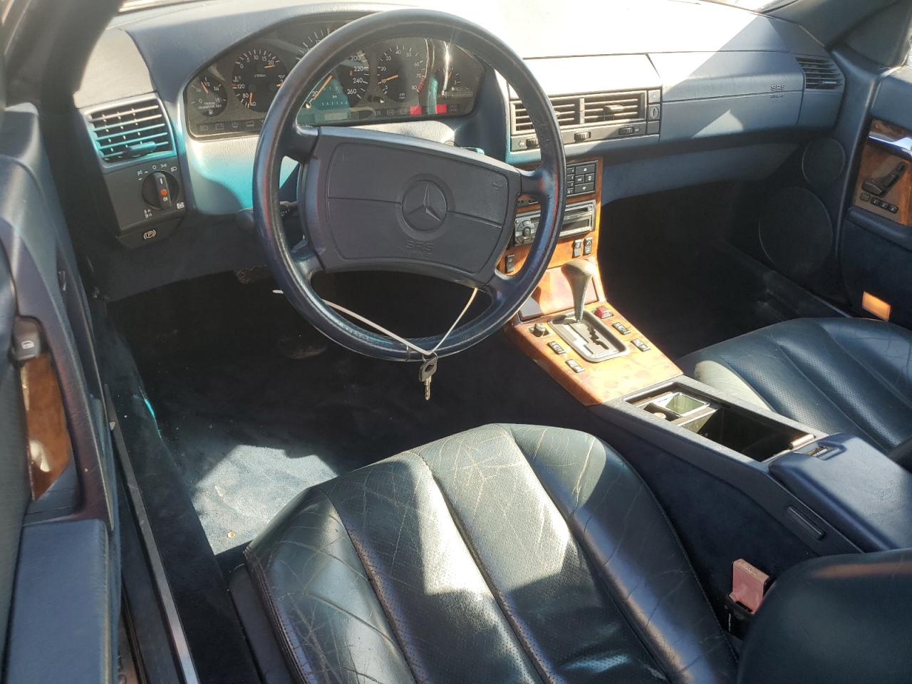 1991 Mercedes-benz 300 Sl Silver vin: WDBFA61E1MF022918