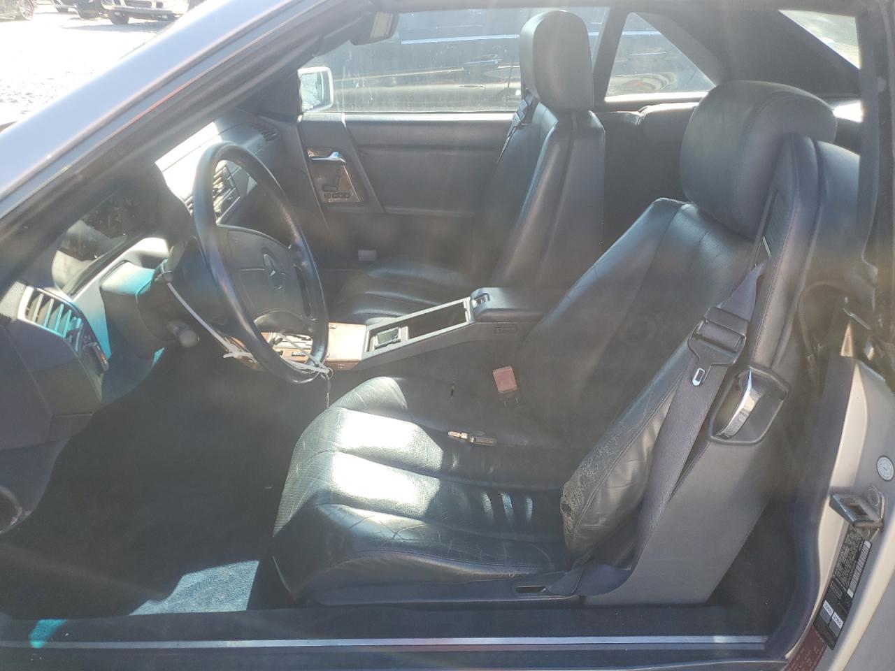 1991 Mercedes-benz 300 Sl Silver vin: WDBFA61E1MF022918