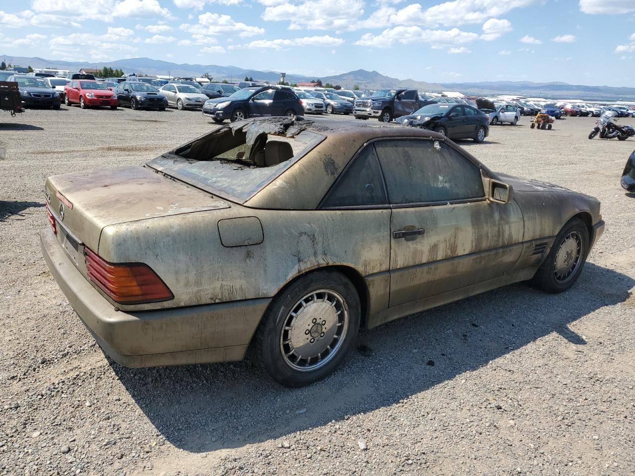 1991 Mercedes-benz 300 Sl Burn vin: WDBFA61E2MF018313