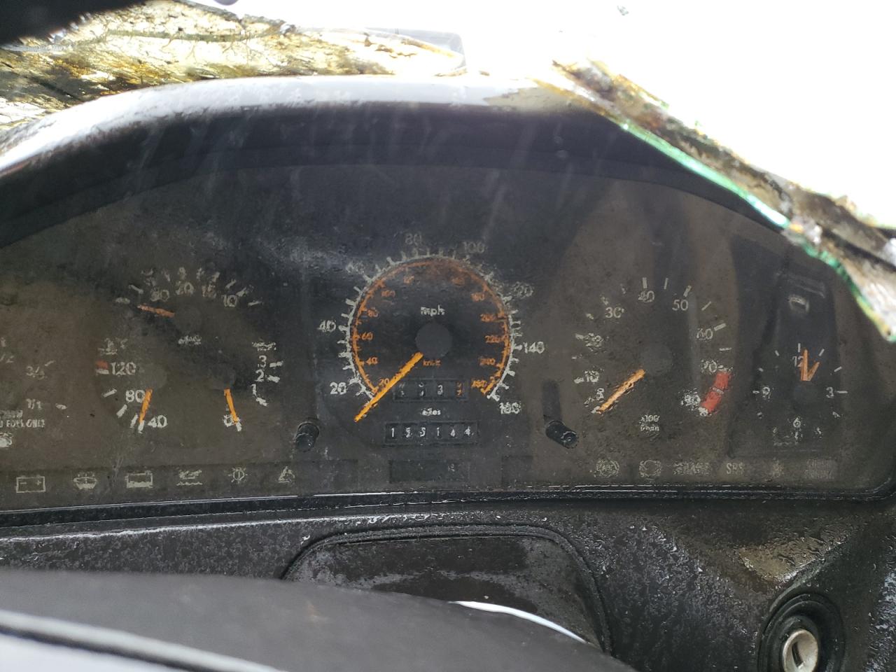 1991 Mercedes-benz 300 Sl Burn vin: WDBFA61E2MF018313