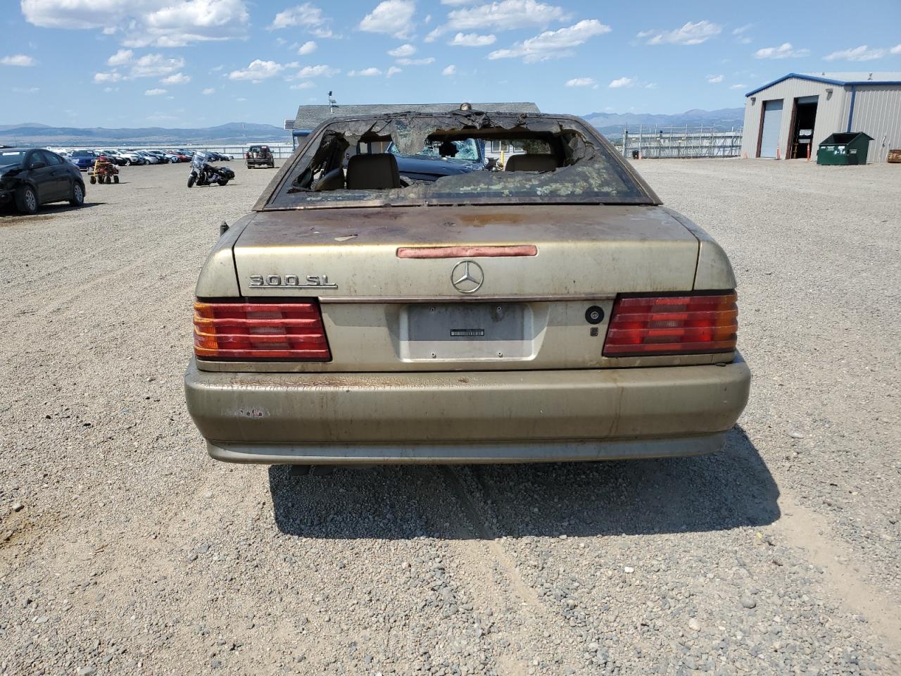1991 Mercedes-benz 300 Sl Burn vin: WDBFA61E2MF018313