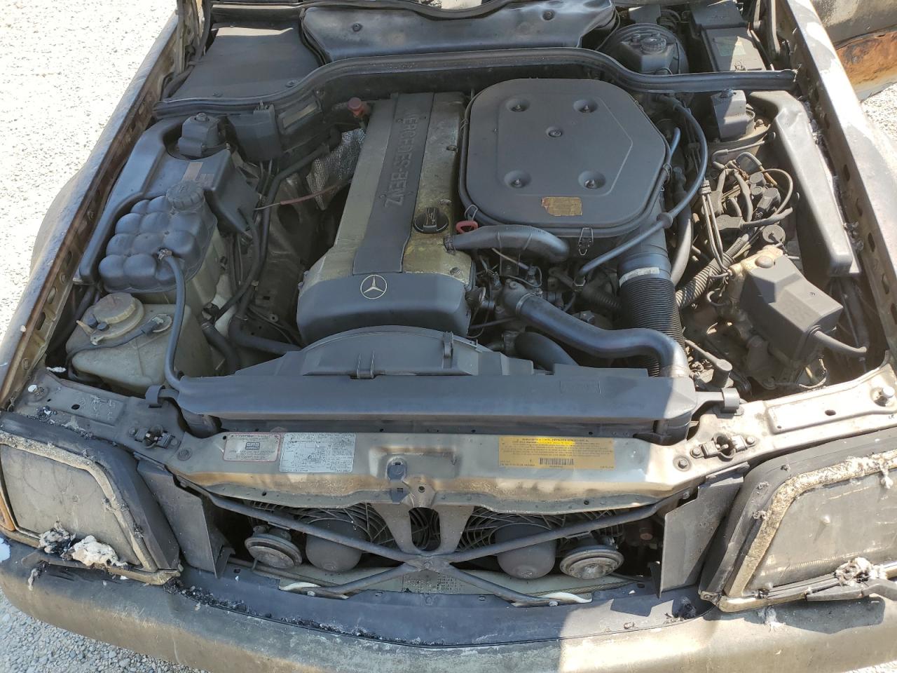 1991 Mercedes-benz 300 Sl Burn vin: WDBFA61E2MF018313
