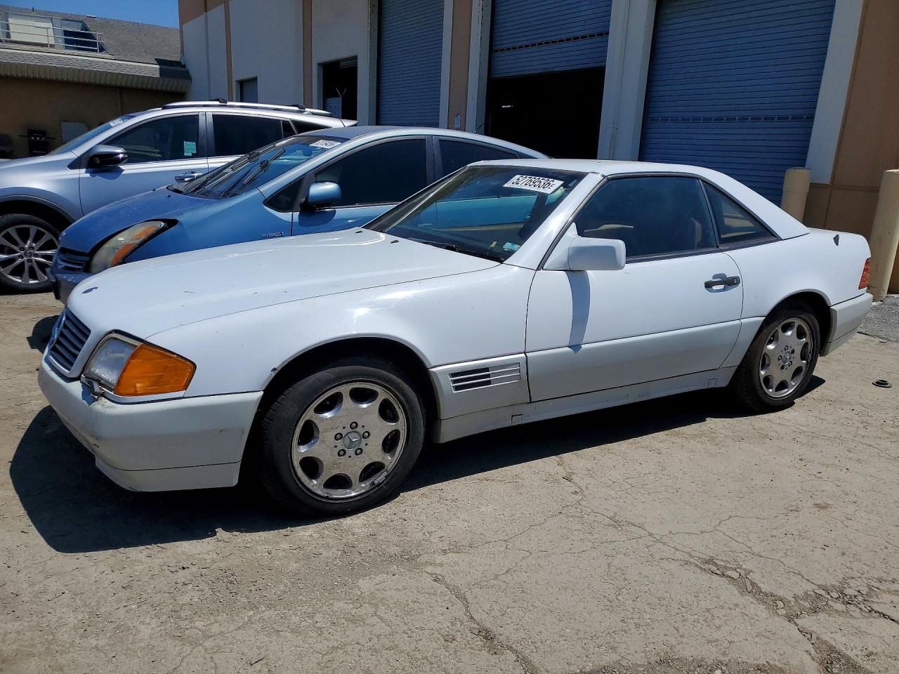 1992 Mercedes-benz 300 Sl White vin: WDBFA61E2NF045741