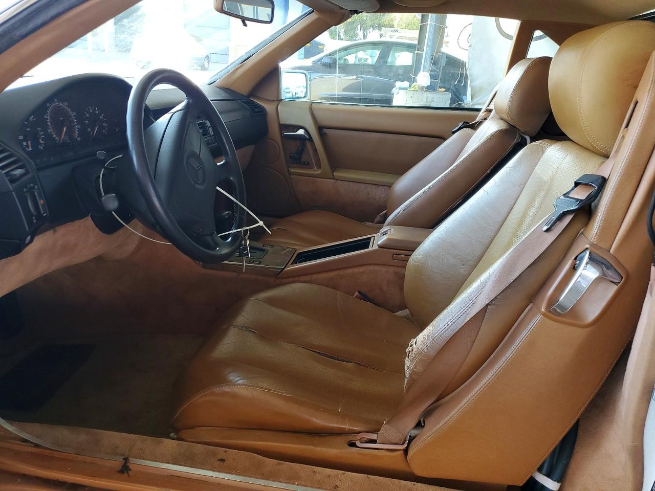 1992 Mercedes-benz 300 Sl White vin: WDBFA61E2NF045741