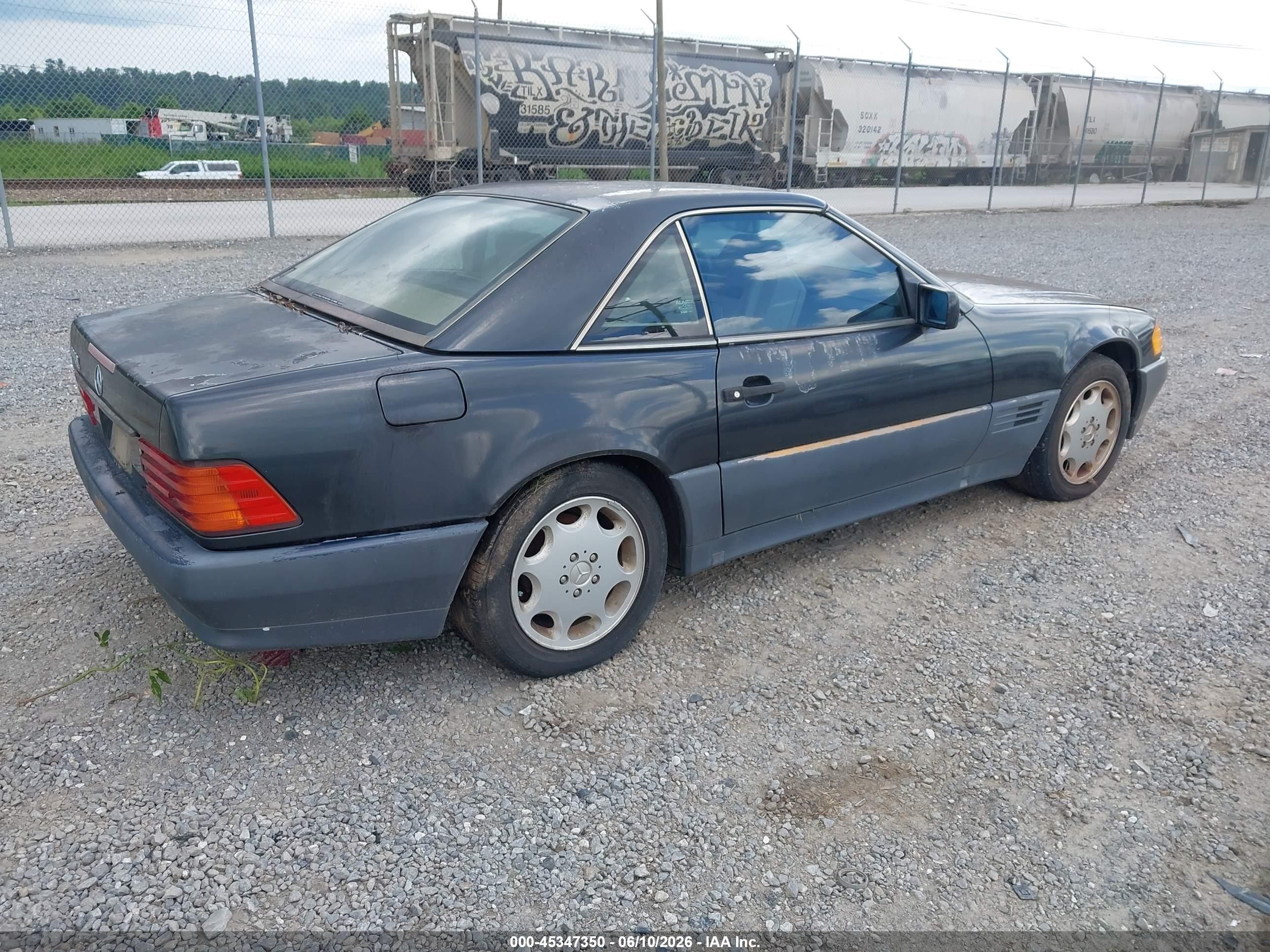 1993 Mercedes-benz 300 Sl Gray vin: WDBFA61E2PF065071
