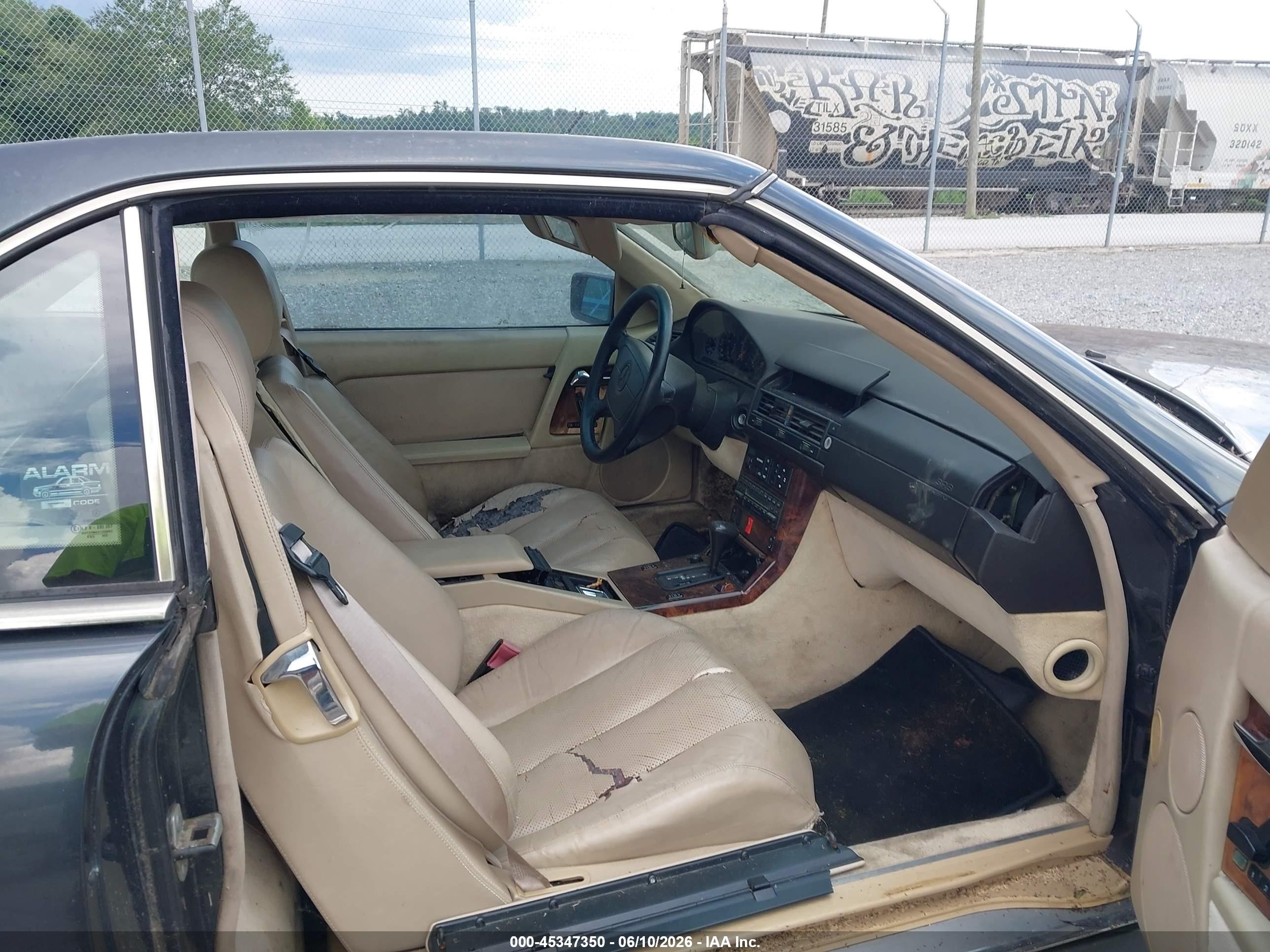 1993 Mercedes-benz 300 Sl Gray vin: WDBFA61E2PF065071