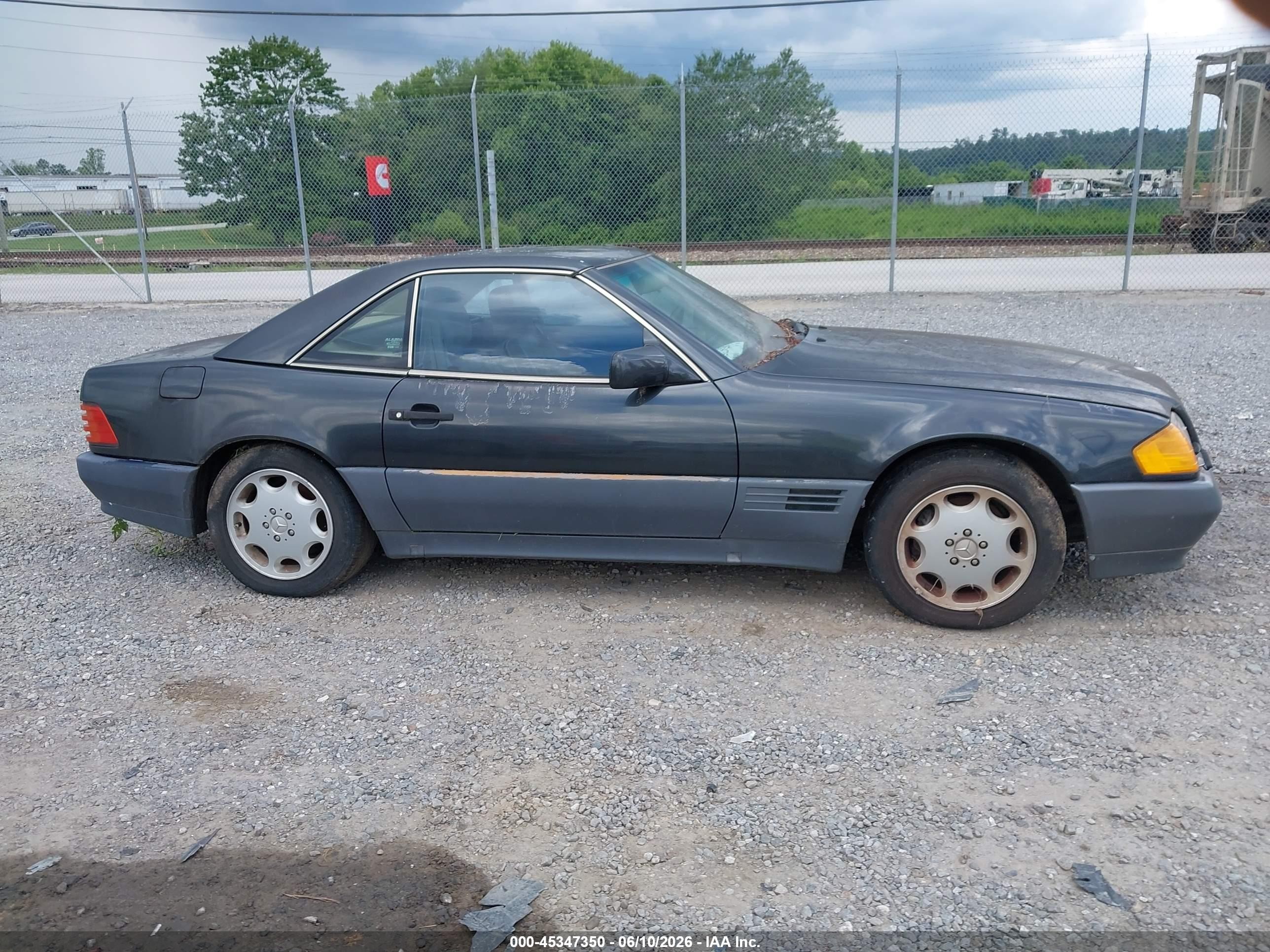 1993 Mercedes-benz 300 Sl Gray vin: WDBFA61E2PF065071