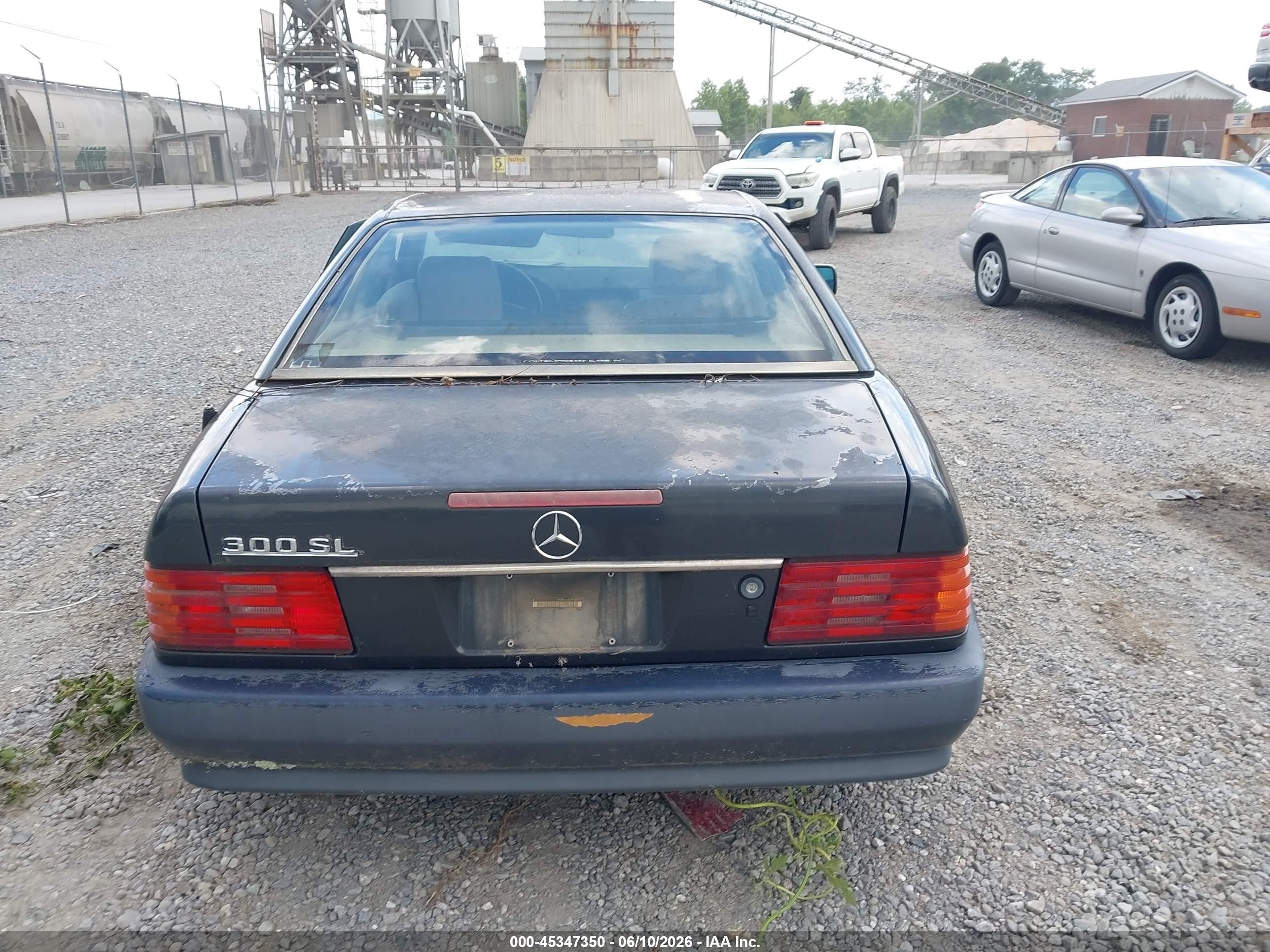 1993 Mercedes-benz 300 Sl Gray vin: WDBFA61E2PF065071