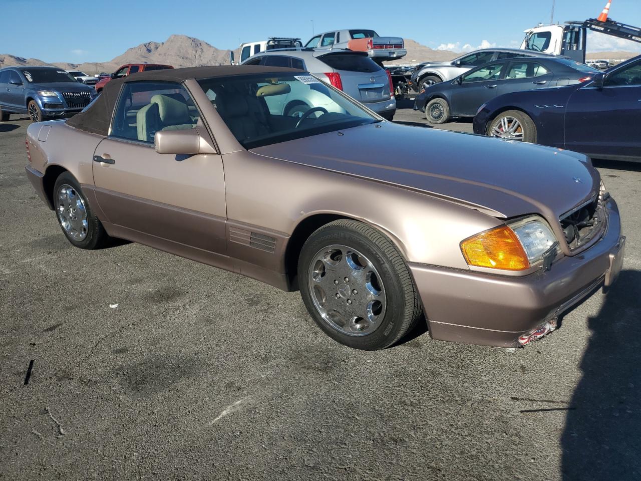 1993 Mercedes-benz 300 Sl Коричневый vin: WDBFA61E3PF075317