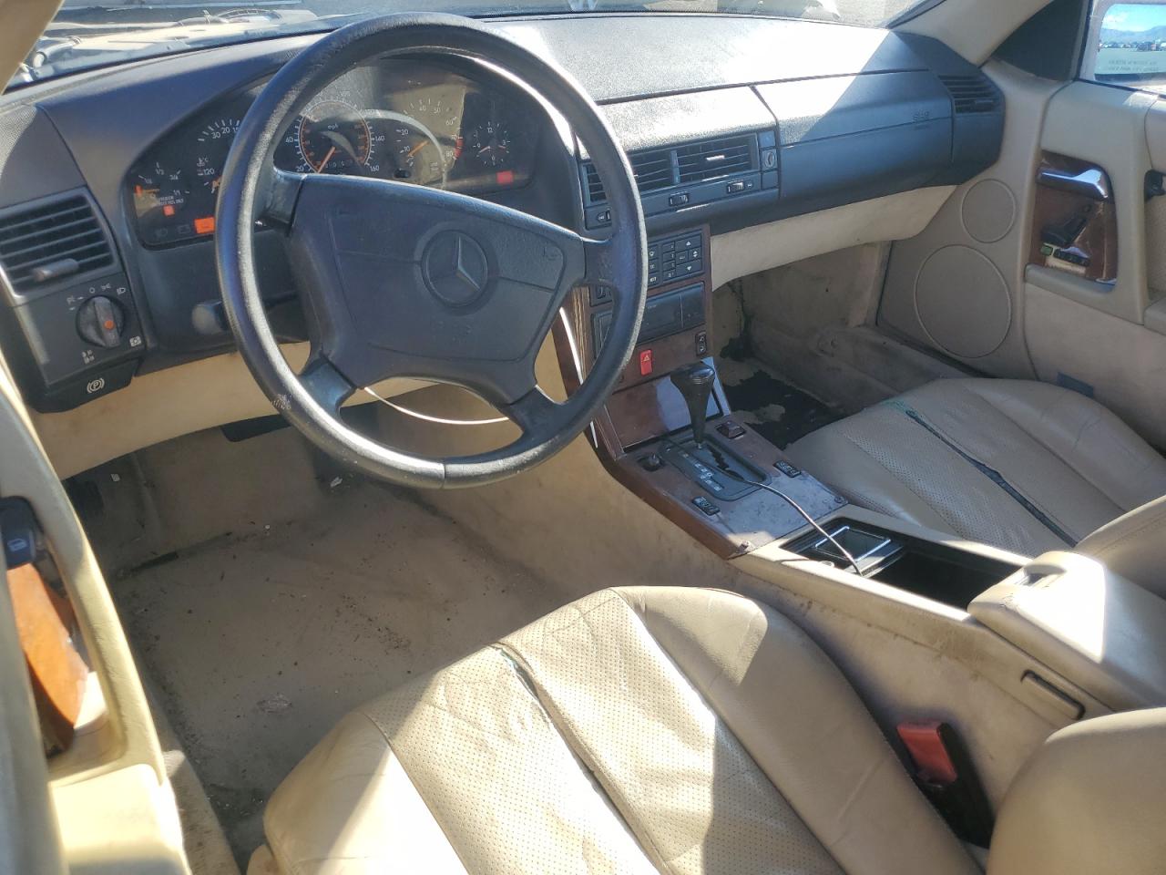 1993 Mercedes-benz 300 Sl Коричневый vin: WDBFA61E3PF075317