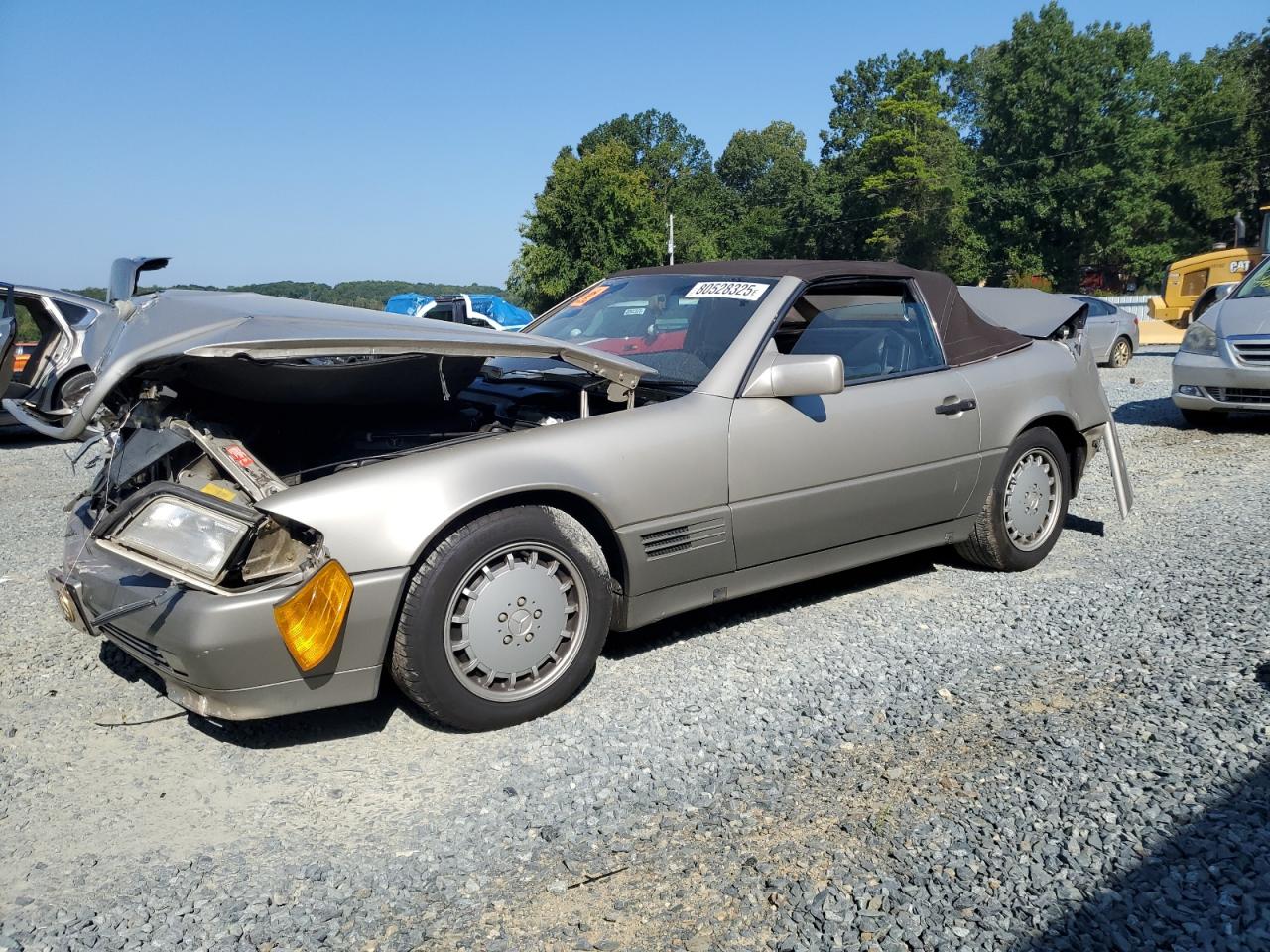 1990 Mercedes-benz 300 Sl Beige vin: WDBFA61E4LF009207