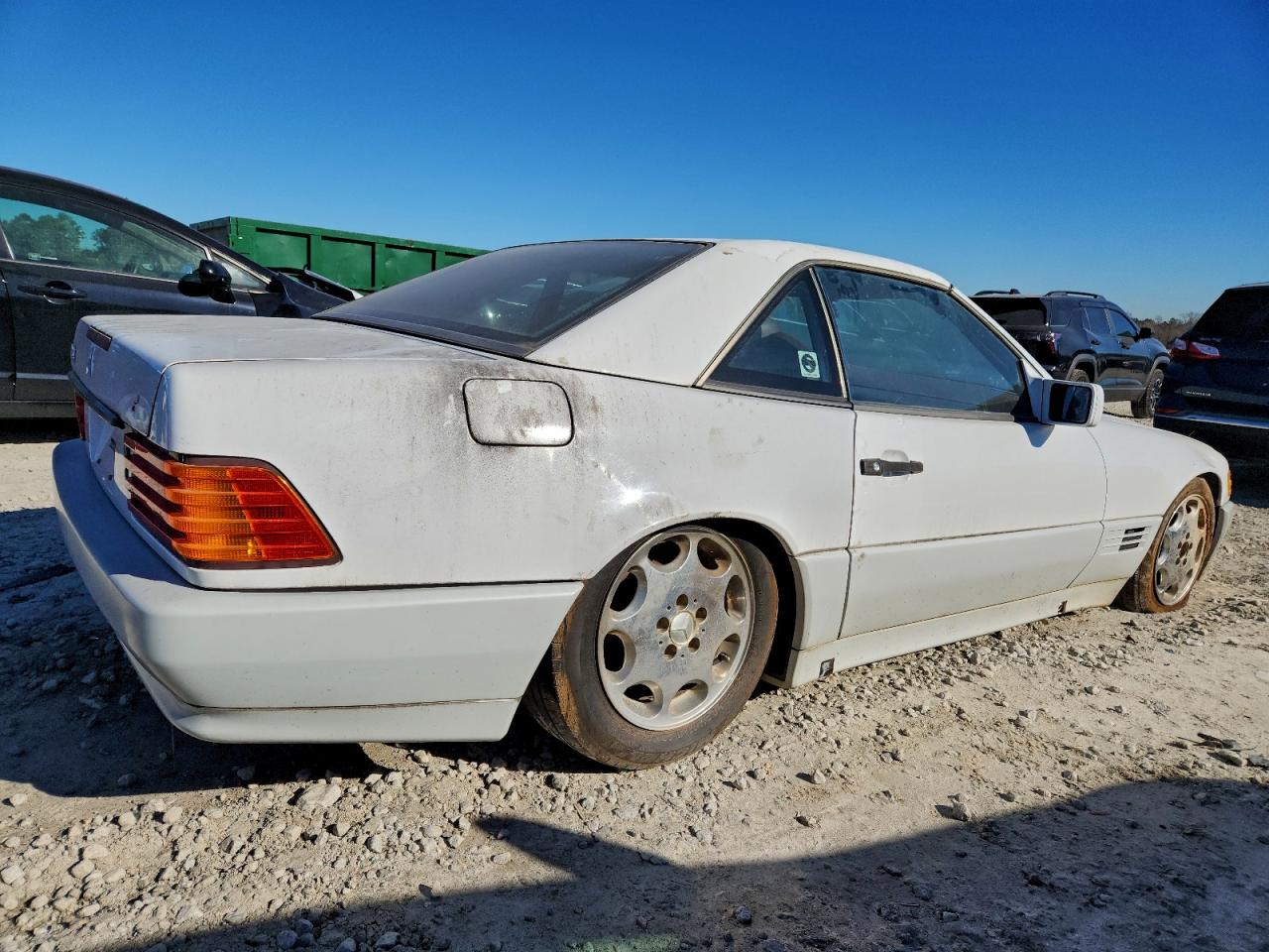 1991 Mercedes-benz 300 Sl White vin: WDBFA61E4MF026879