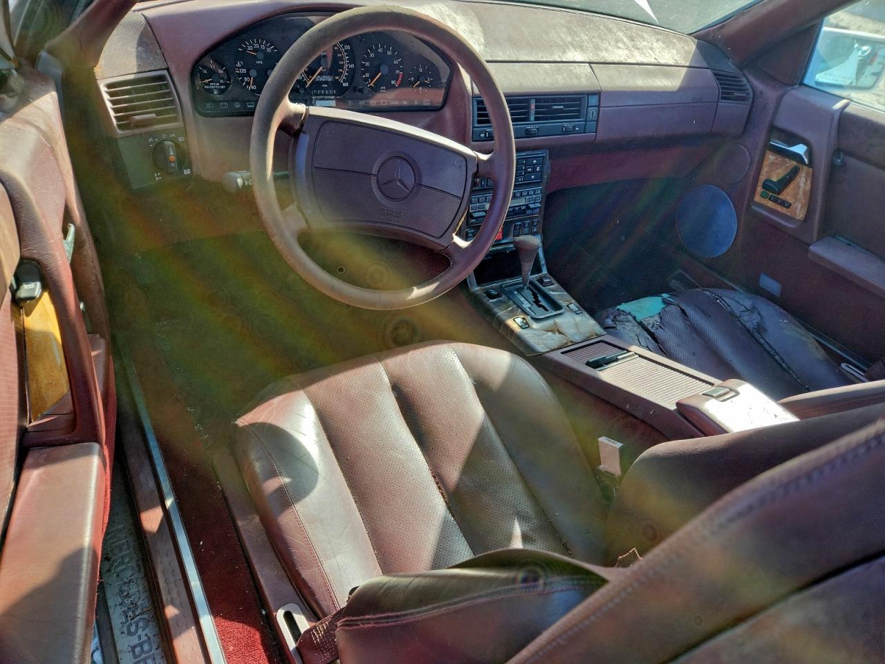 1991 Mercedes-benz 300 Sl White vin: WDBFA61E4MF026879