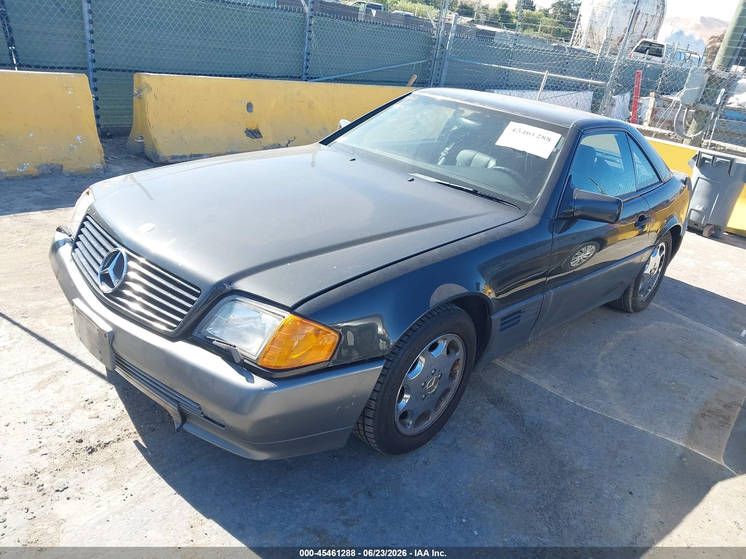 1992 Mercedes-benz 300 Sl Gray vin: WDBFA61E4NF042405