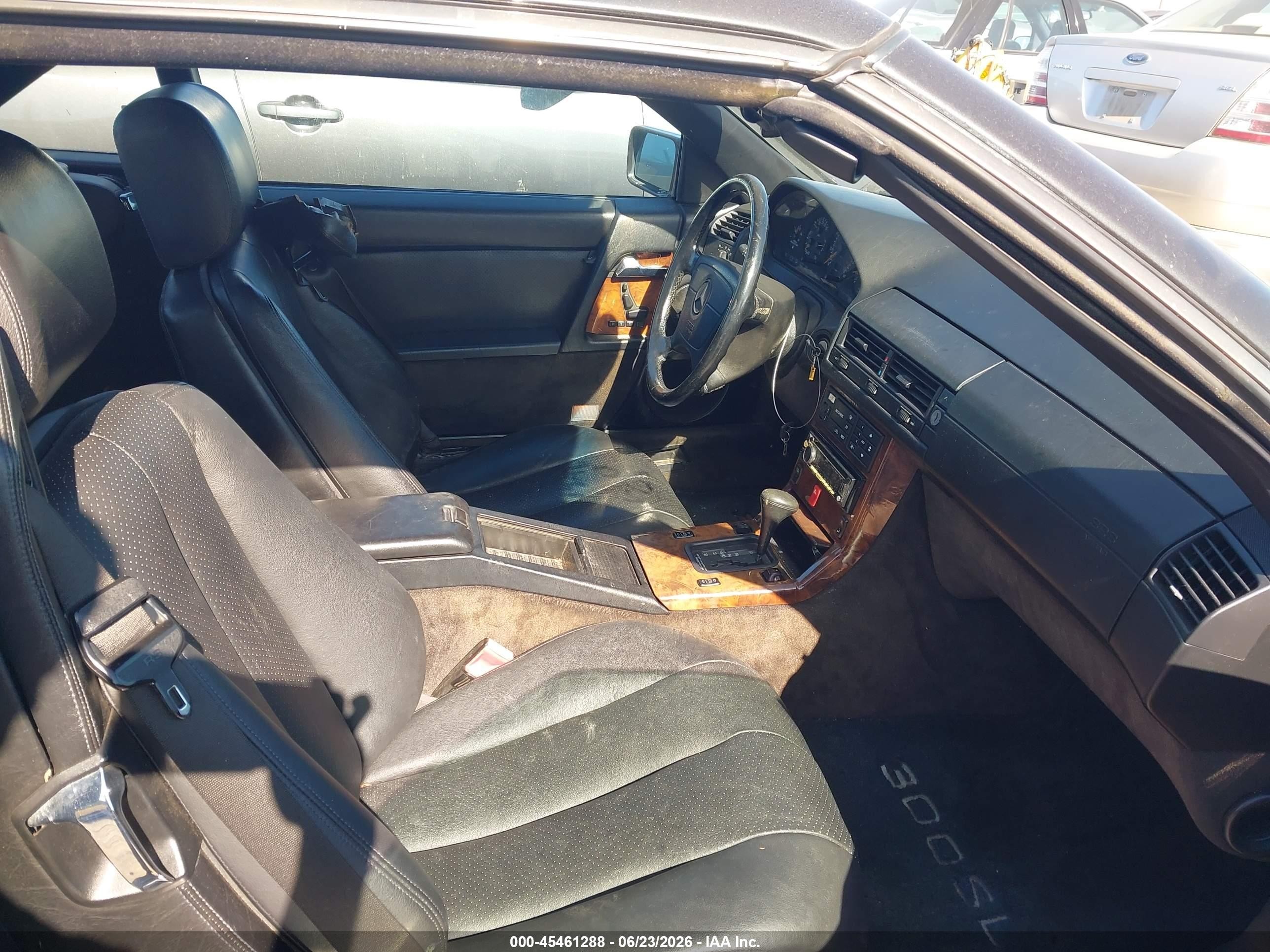 1992 Mercedes-benz 300 Sl Gray vin: WDBFA61E4NF042405