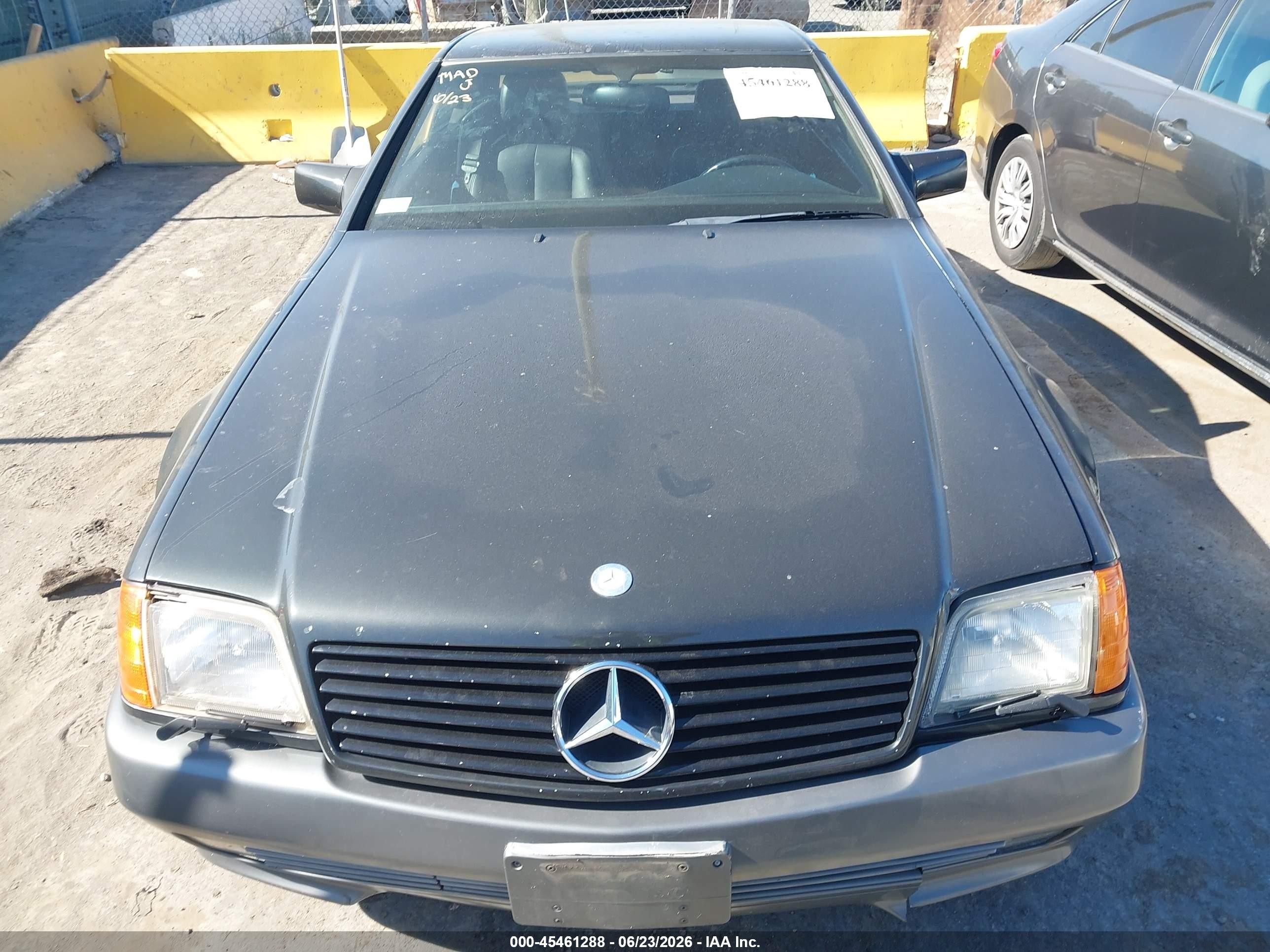 1992 Mercedes-benz 300 Sl Gray vin: WDBFA61E4NF042405