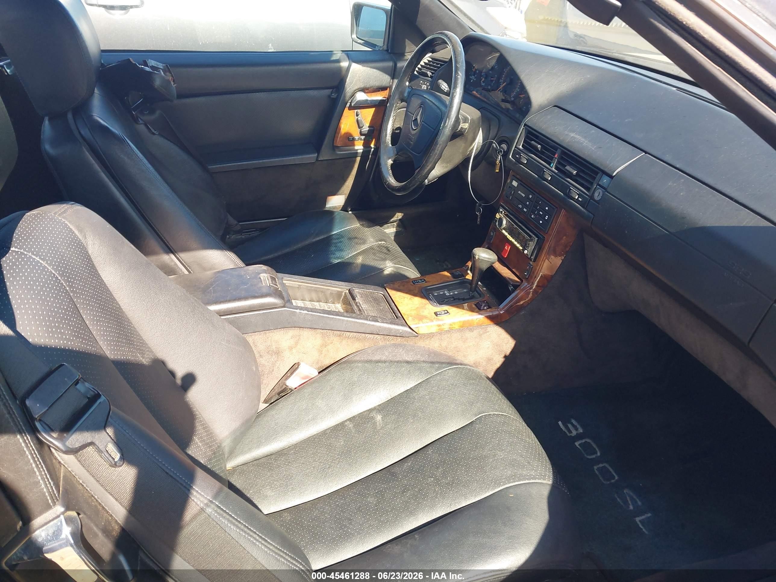 1992 Mercedes-benz 300 Sl Gray vin: WDBFA61E4NF042405