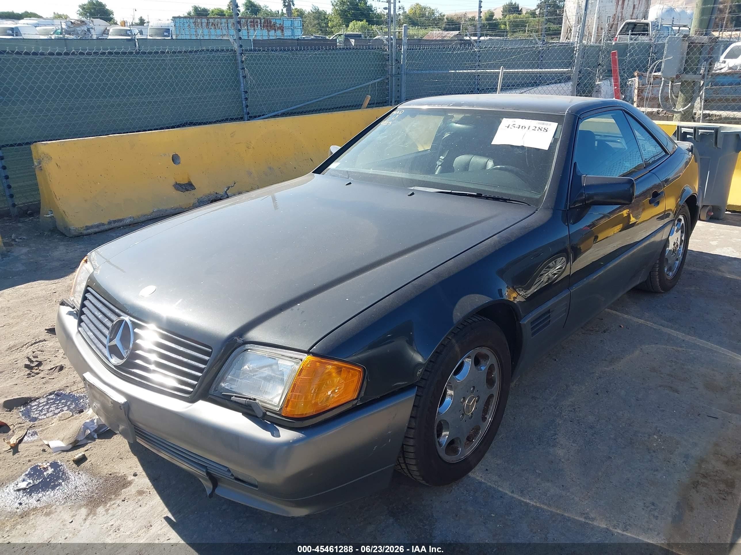 1992 Mercedes-benz 300 Sl Gray vin: WDBFA61E4NF042405