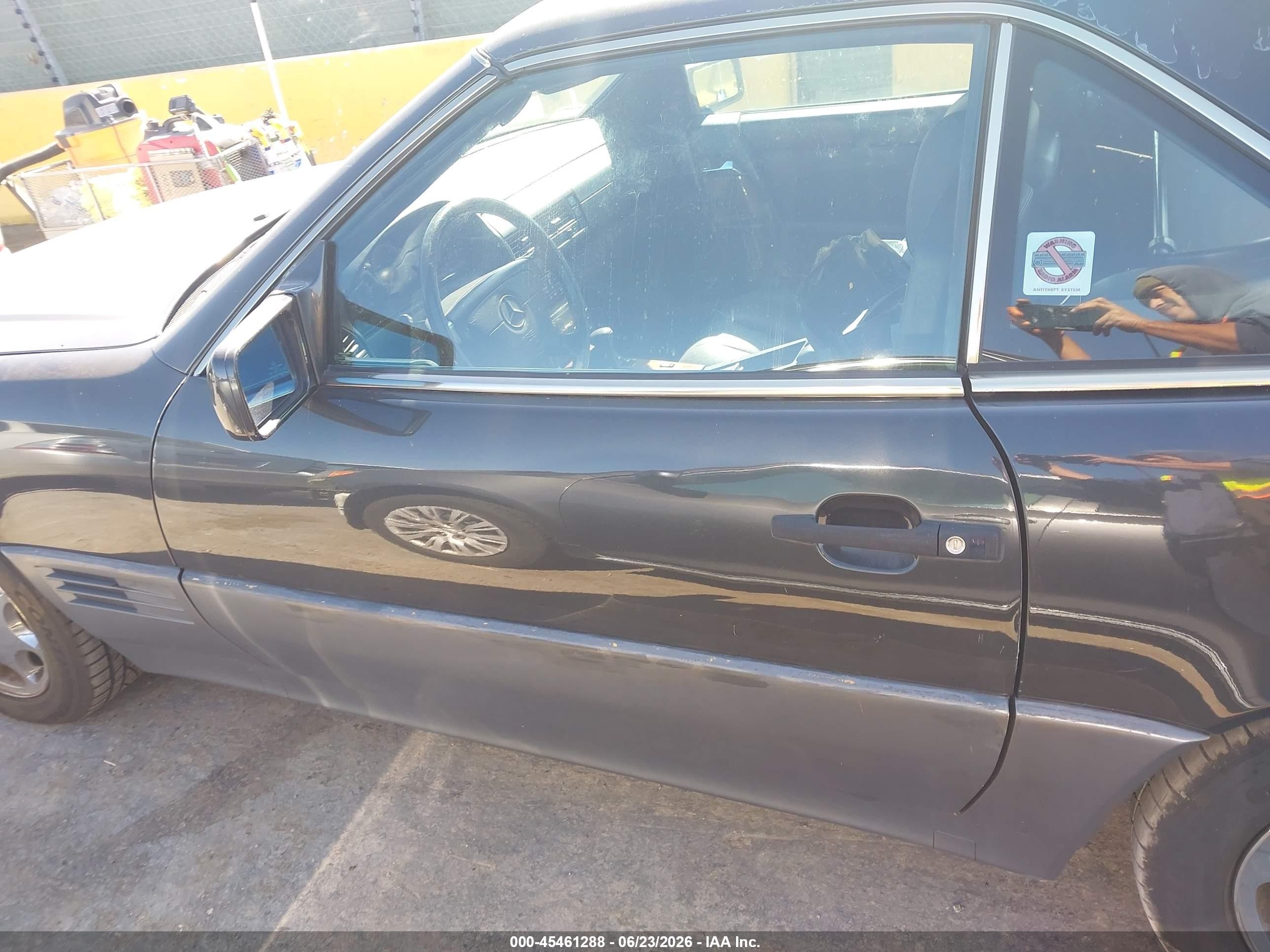 1992 Mercedes-benz 300 Sl Gray vin: WDBFA61E4NF042405