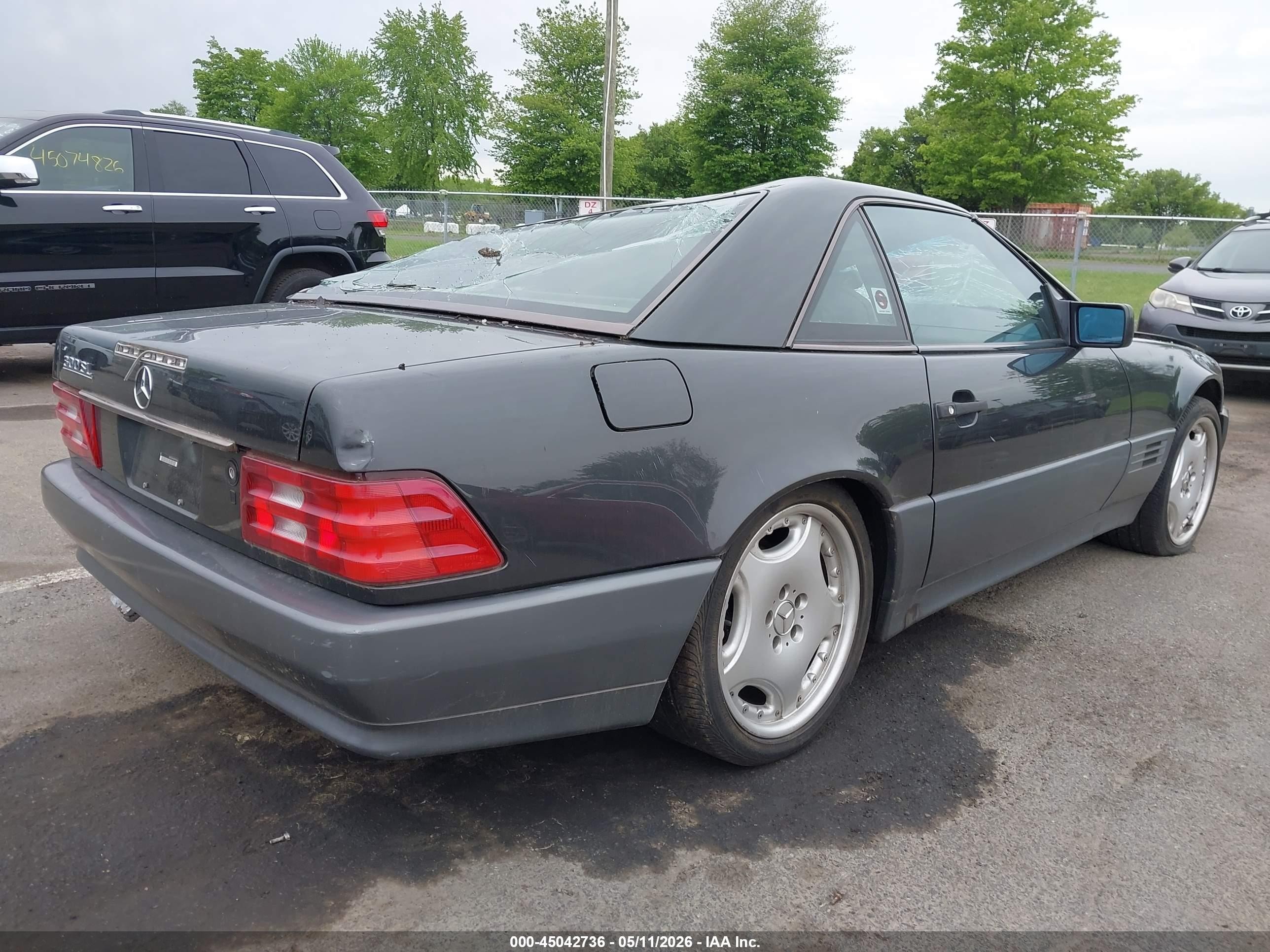 1992 Mercedes-benz 300 Sl Gray vin: WDBFA61E4NF043246