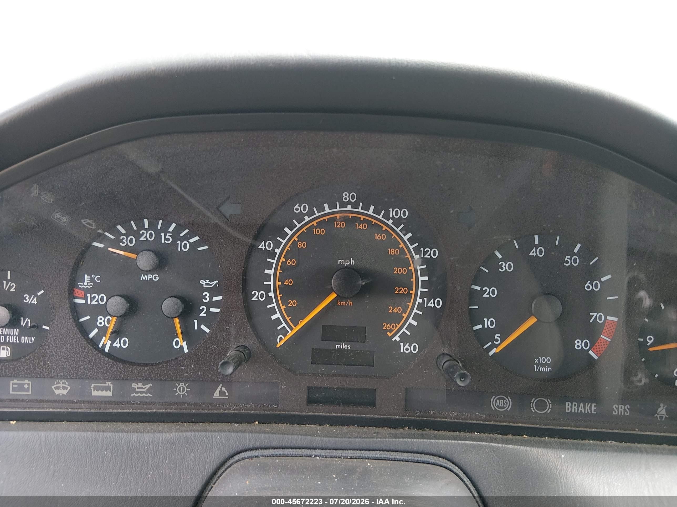 1990 Mercedes-benz 300 Sl Gray vin: WDBFA61E5LF007207