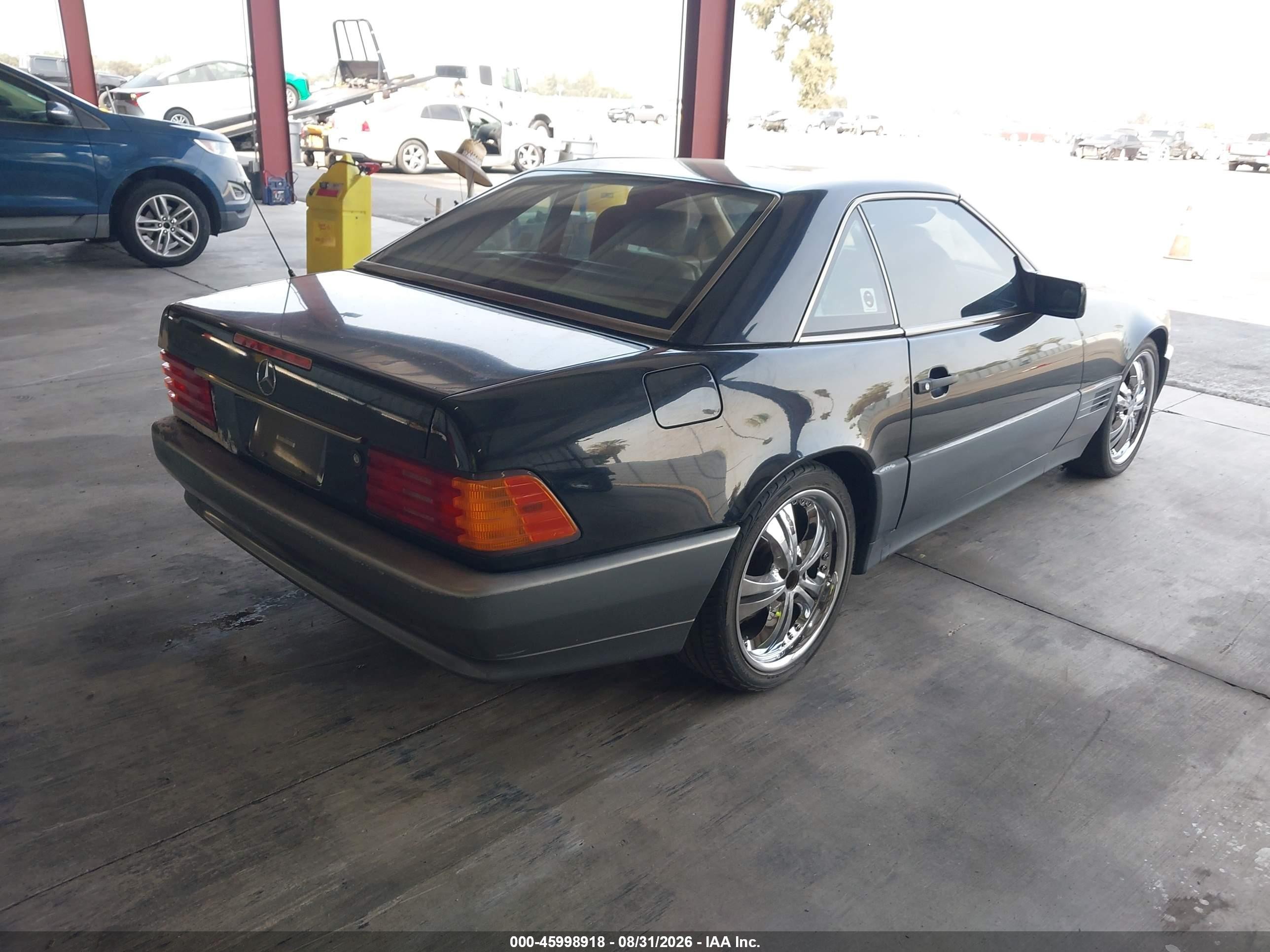 1991 Mercedes-benz 300 Sl Black vin: WDBFA61E5MF016944