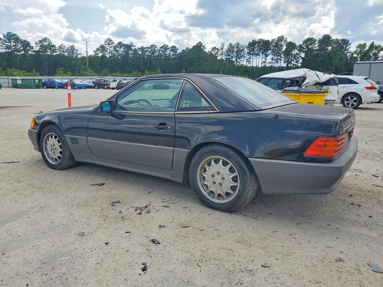 1992 Mercedes-benz 300 Sl Black vin: WDBFA61E5NF045068