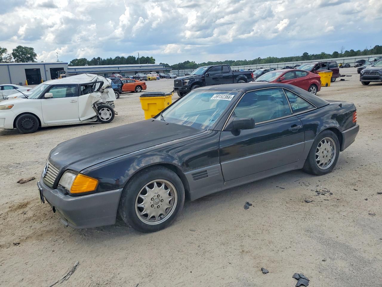 1992 Mercedes-benz 300 Sl Black vin: WDBFA61E5NF045068