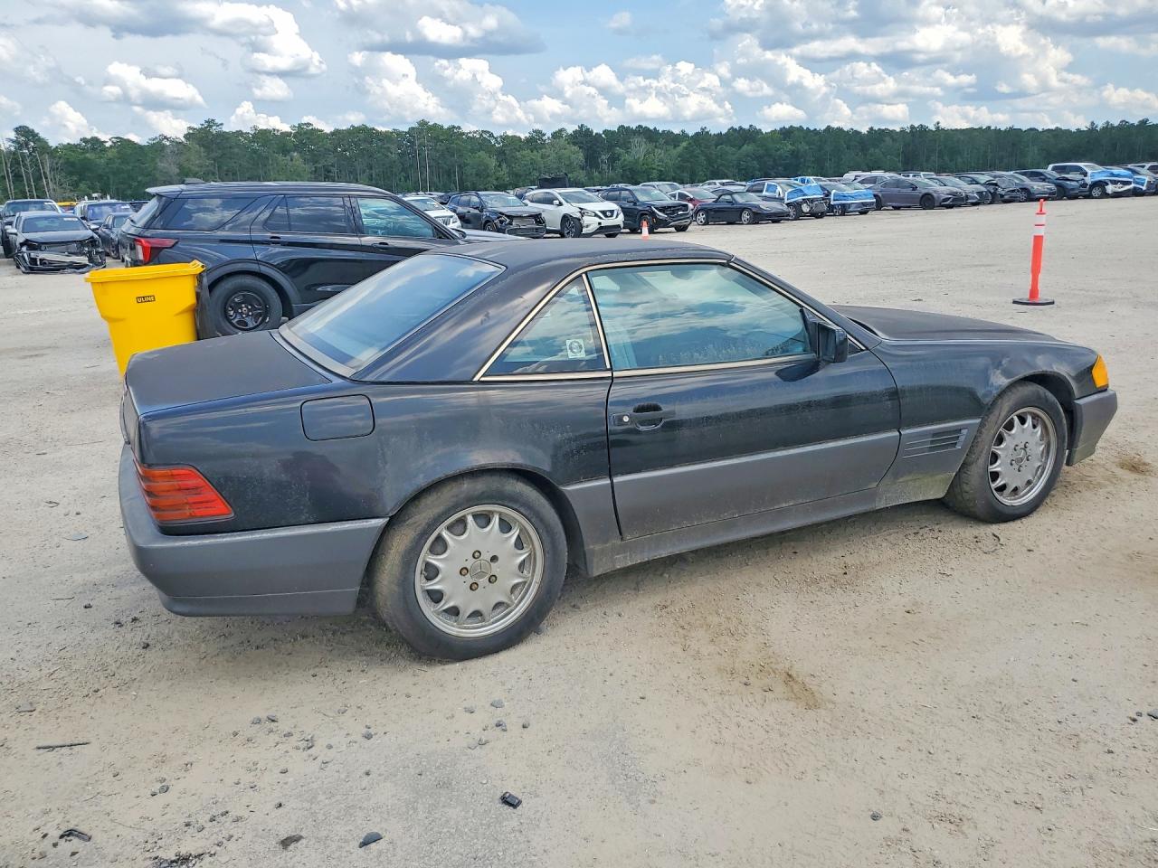 1992 Mercedes-benz 300 Sl Black vin: WDBFA61E5NF045068