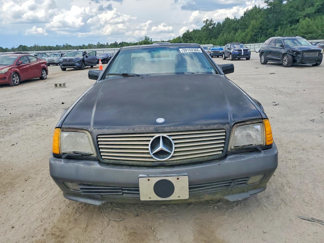 1992 Mercedes-benz 300 Sl Black vin: WDBFA61E5NF045068