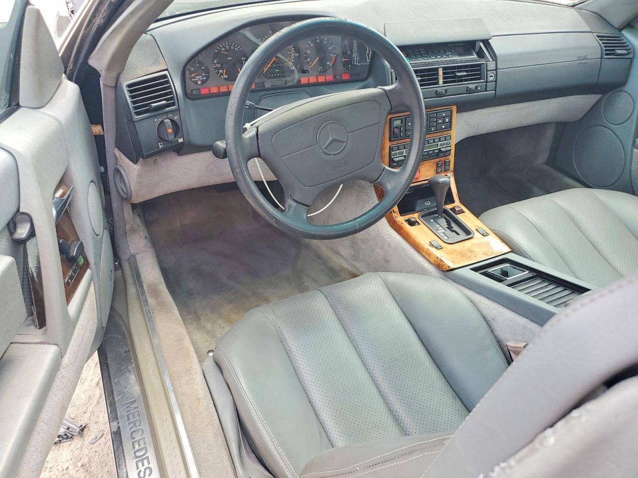 1992 Mercedes-benz 300 Sl Black vin: WDBFA61E5NF045068