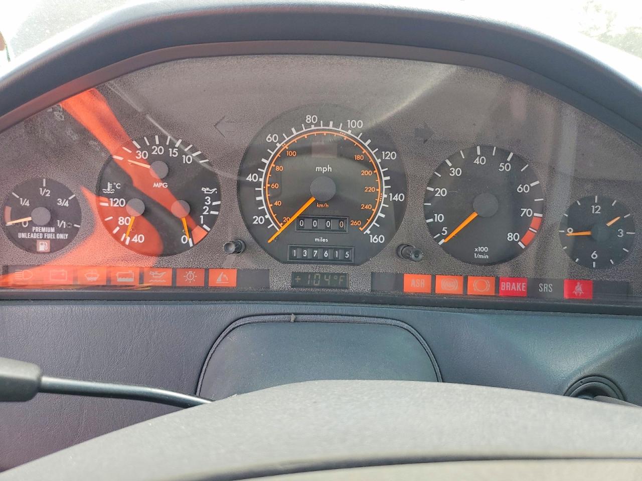 1992 Mercedes-benz 300 Sl Black vin: WDBFA61E5NF045068