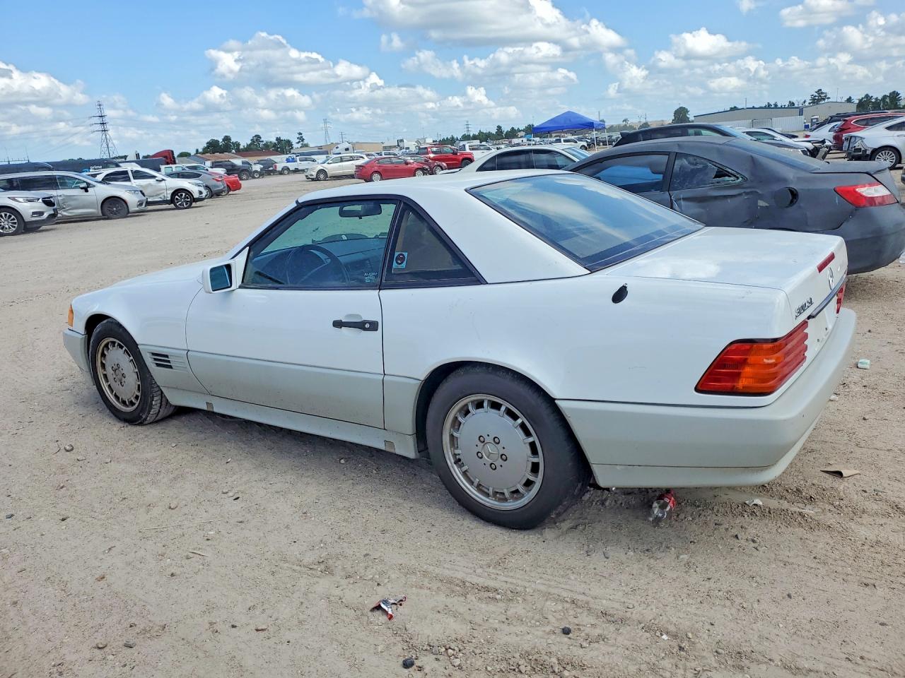 1992 Mercedes-benz 300 Sl White vin: WDBFA61E6NF047492