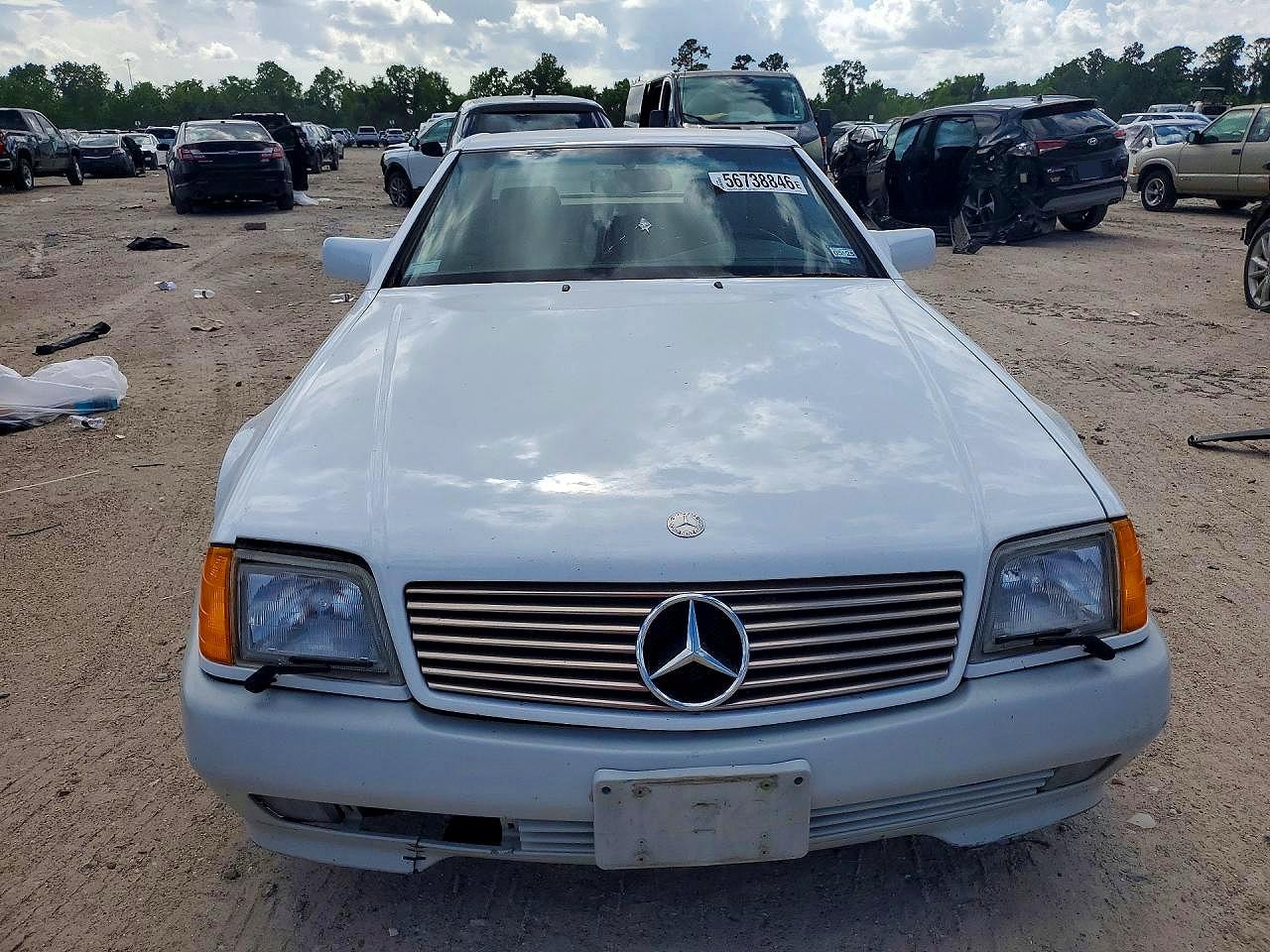 1992 Mercedes-benz 300 Sl White vin: WDBFA61E6NF047492