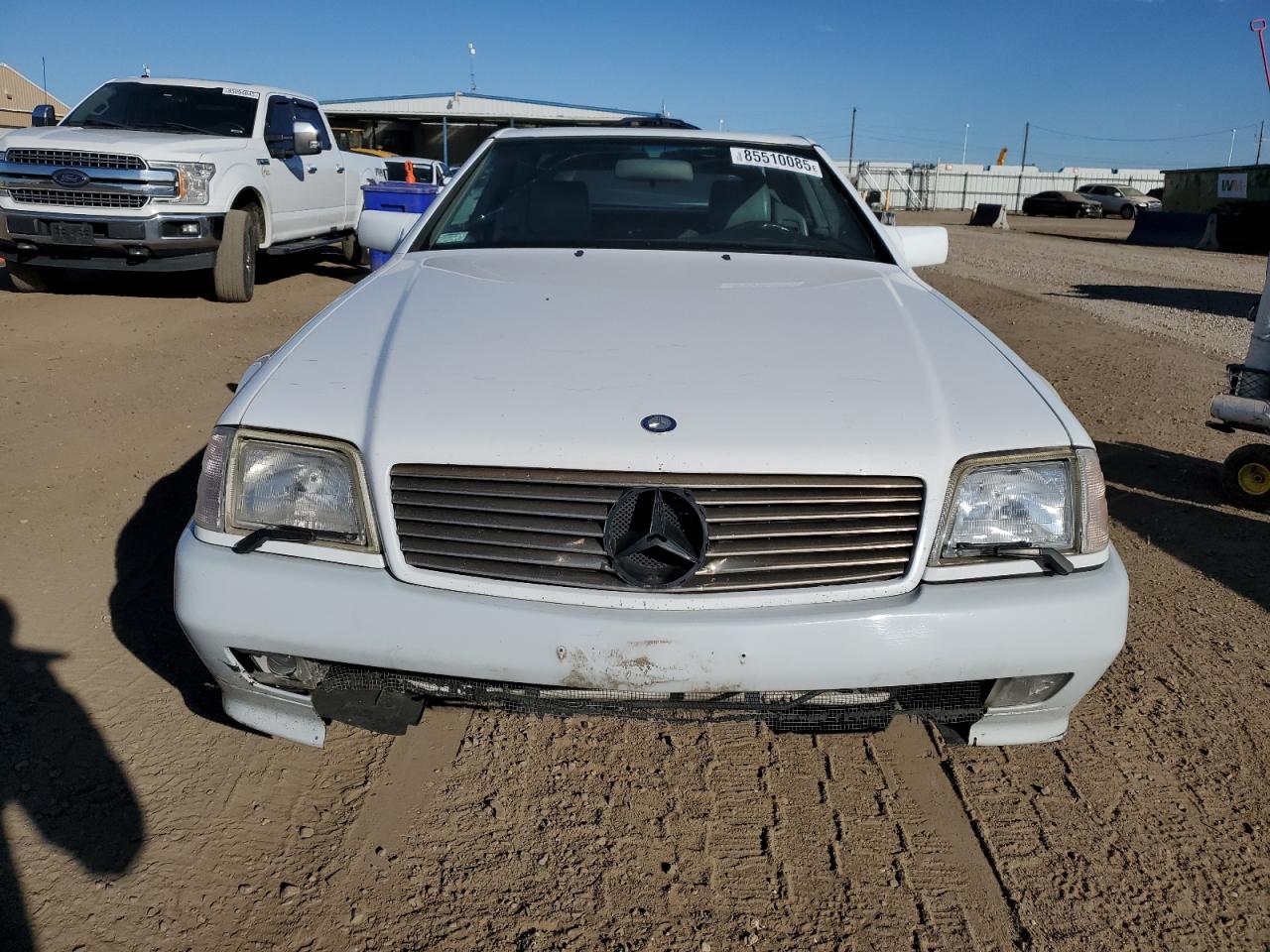1991 Mercedes-benz 300 Sl White vin: WDBFA61E8MF018512