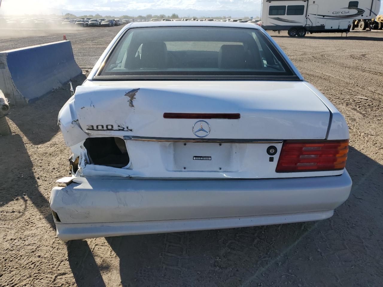 1991 Mercedes-benz 300 Sl White vin: WDBFA61E8MF018512
