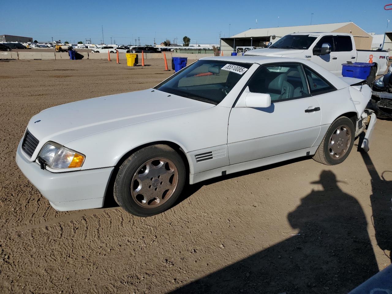 1991 Mercedes-benz 300 Sl White vin: WDBFA61E8MF018512