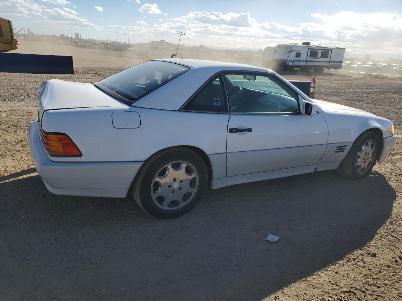 1991 Mercedes-benz 300 Sl White vin: WDBFA61E8MF018512