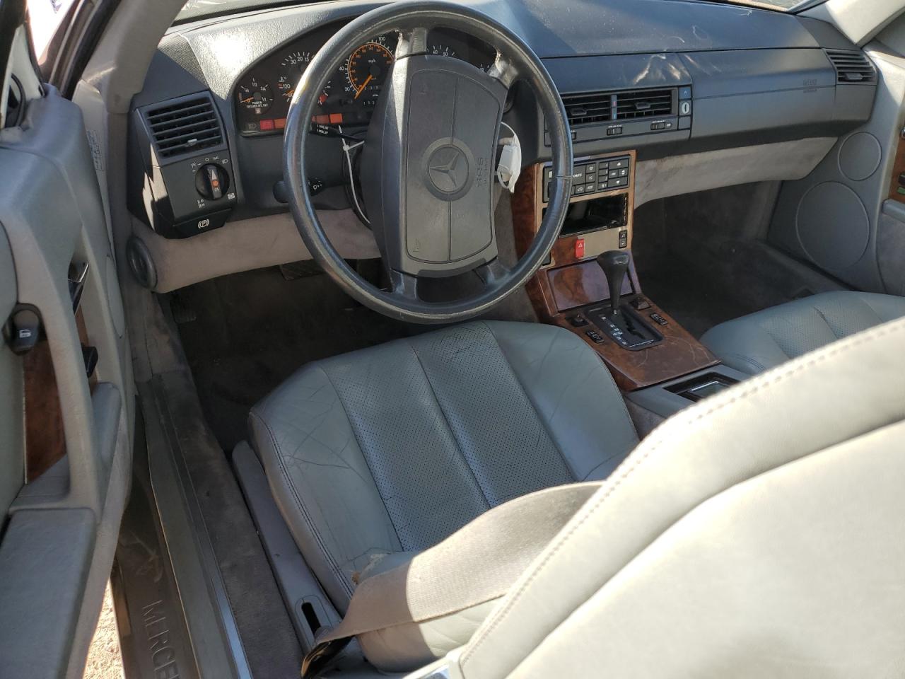 1991 Mercedes-benz 300 Sl White vin: WDBFA61E8MF018512
