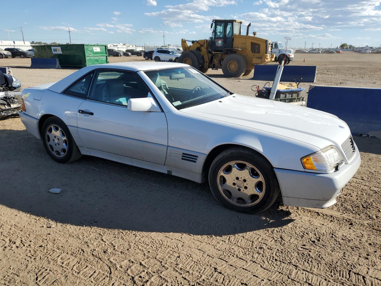 1991 Mercedes-benz 300 Sl White vin: WDBFA61E8MF018512