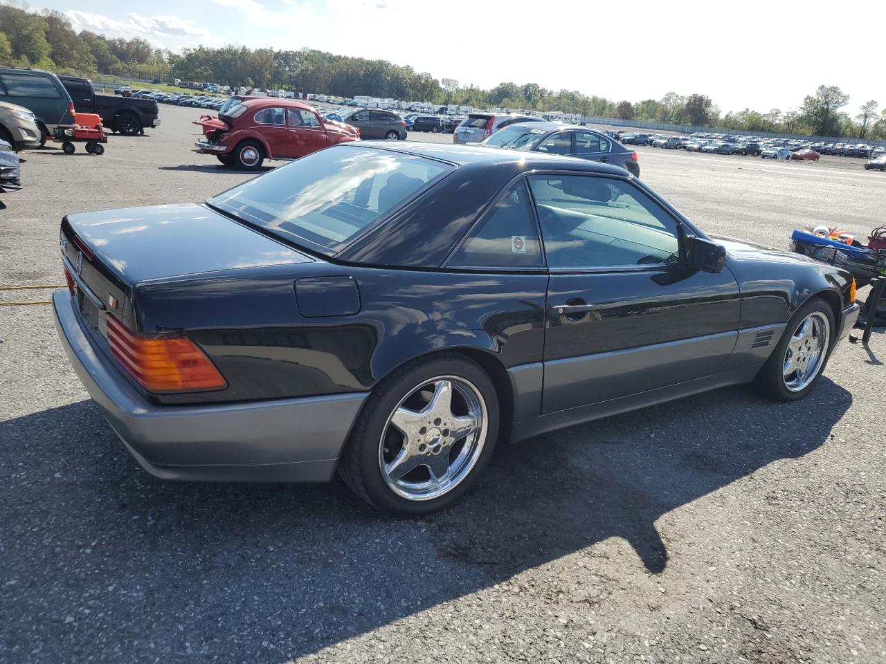 1992 Mercedes-benz 300 Sl Black vin: WDBFA61E8NF044495
