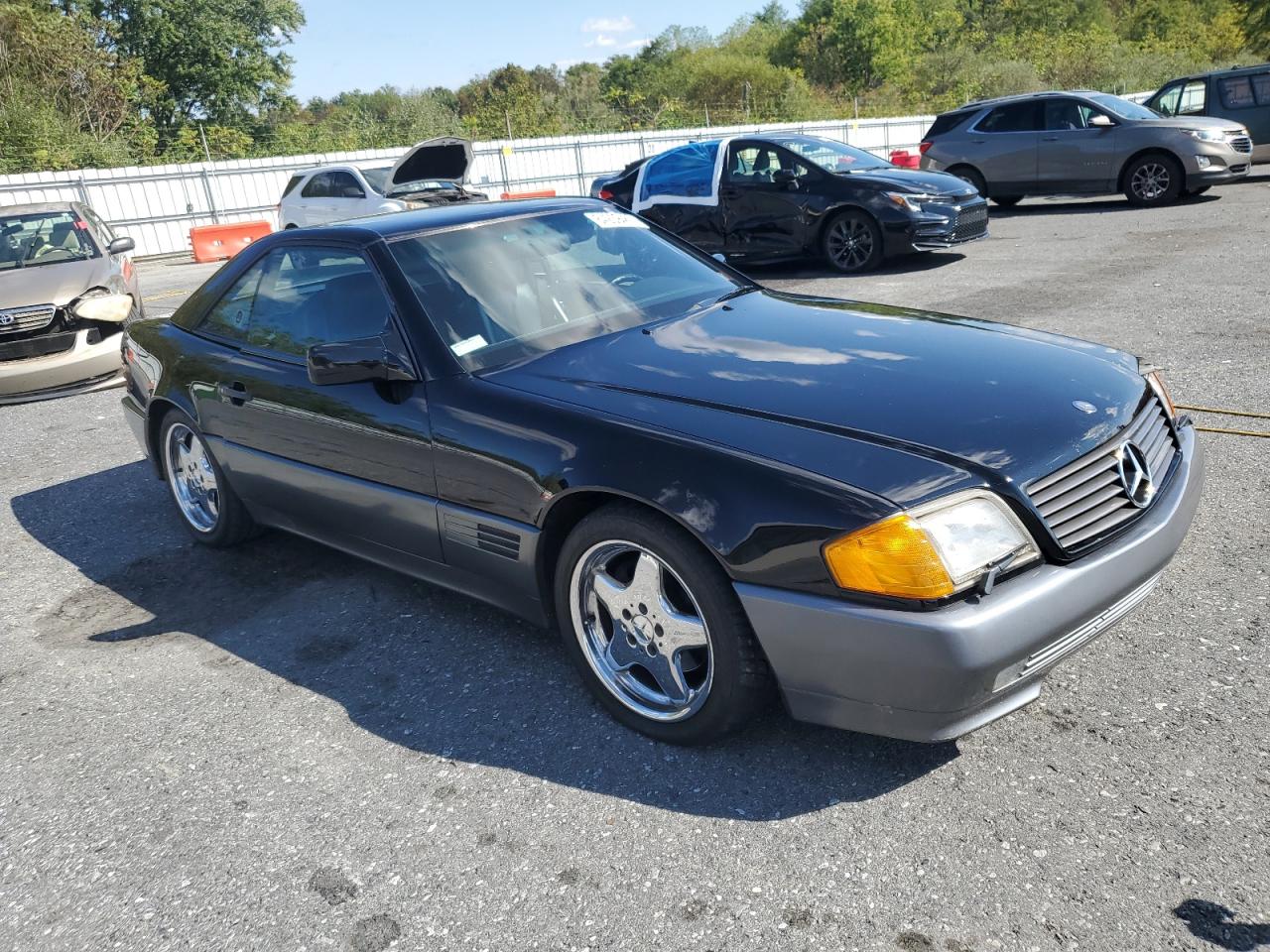 1992 Mercedes-benz 300 Sl Black vin: WDBFA61E8NF044495